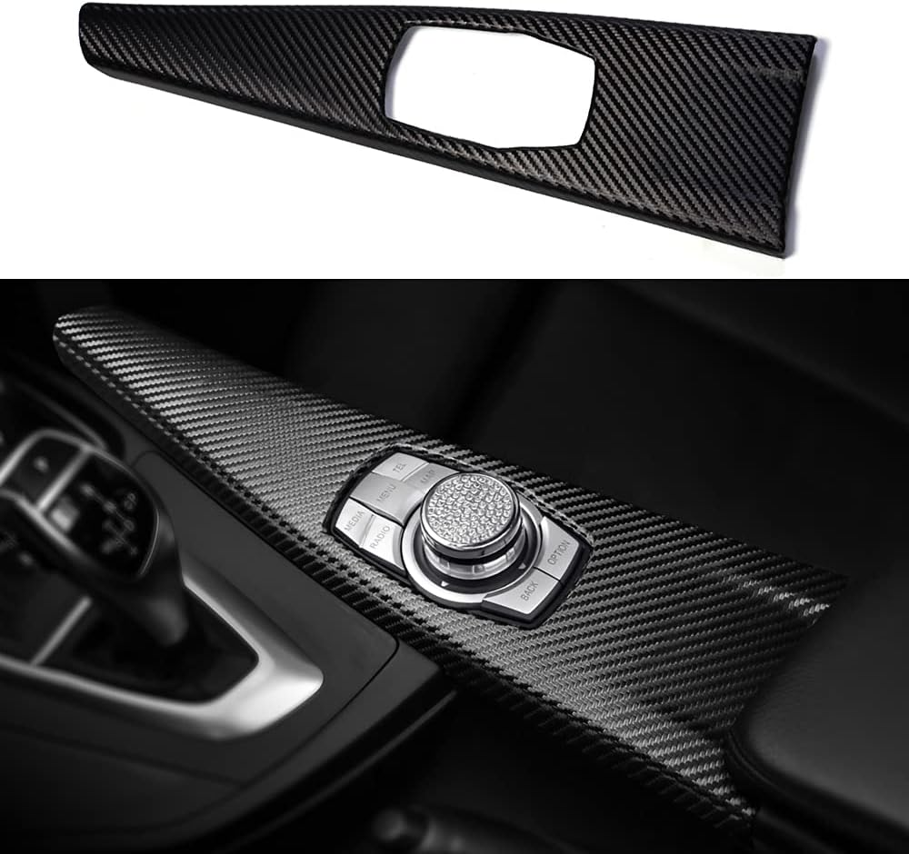 Multimedia Buttons Panel Cover Trim Sticker Kit Interior Accessories Pack of 2 E7349
