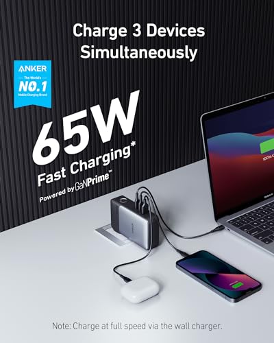 10,000mAh 30W USB-C Portable Charger with 65W Wall Charger G6581