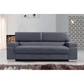 Grey Leather Sofa N5344
