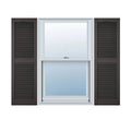12 inch x 37 inch Vinyl Open Louver Shutters O4048