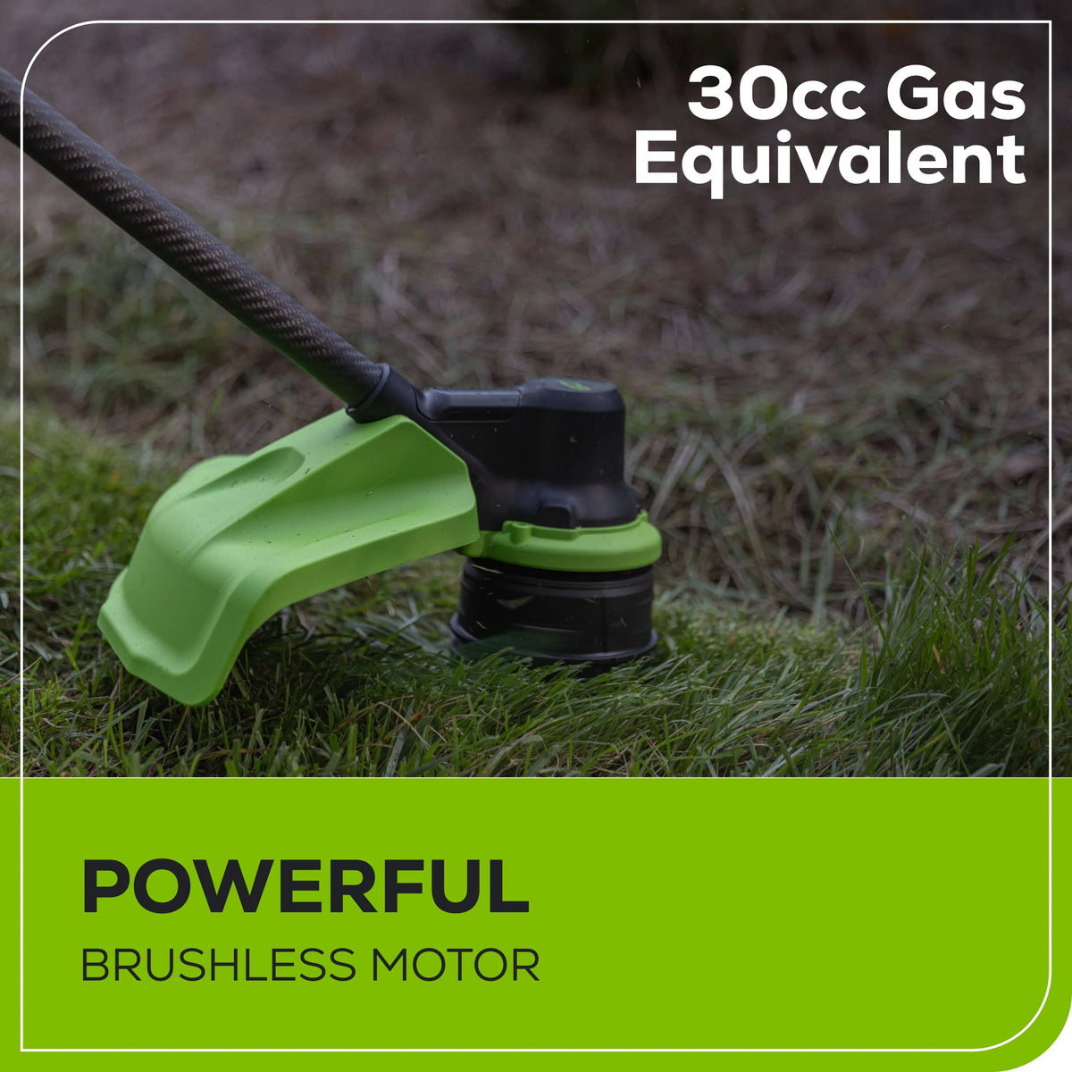 60V 16 Carbon Fiber Shaft String Trimmer with 2.5 Ah Battery Q84783