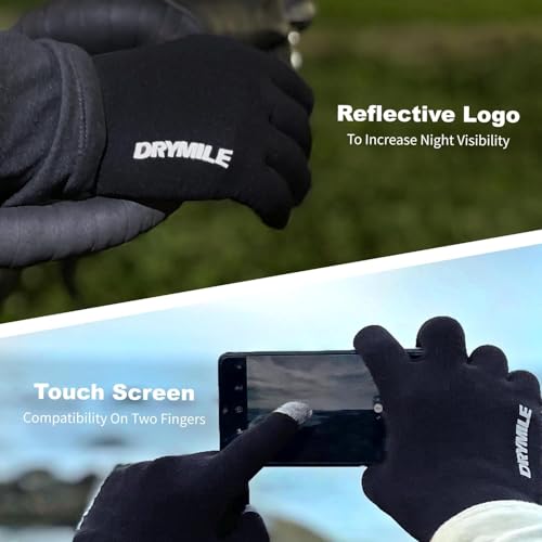 Waterproof Winter Wool Blend Touchscreen Gloves V11441