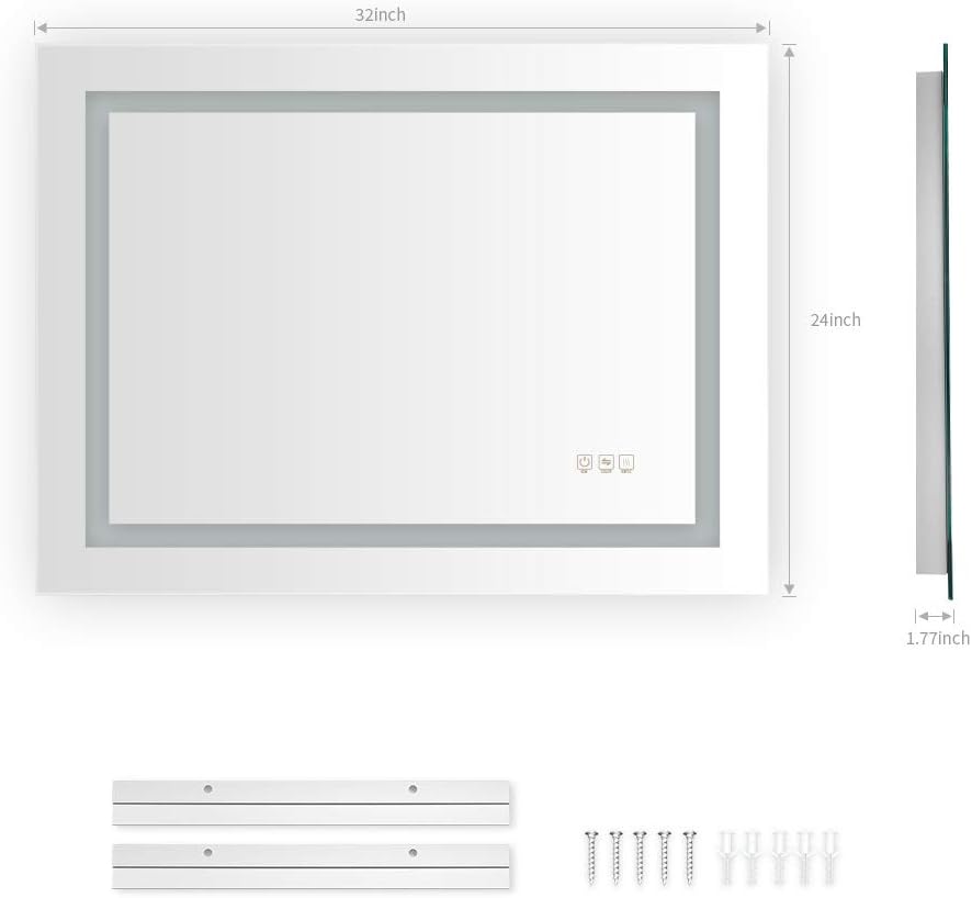 LED Lighted Bathroom Mirror I749