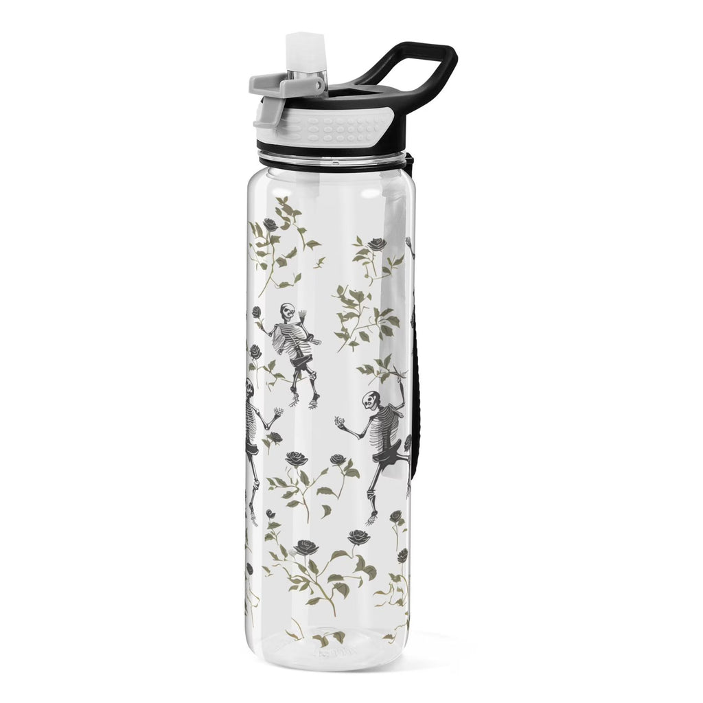 Clear 32oz Tritan Water Bottle with Straw O375