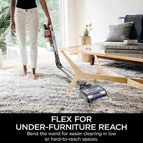 Cordless Stick Vacuum with DuoClean PowerFins, MultiFLEX, 120-min Runtime, Double Battery, Rosewood, Red Q325205