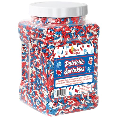 Christmas Sprinkles 2.2 LB Red Green White K5297