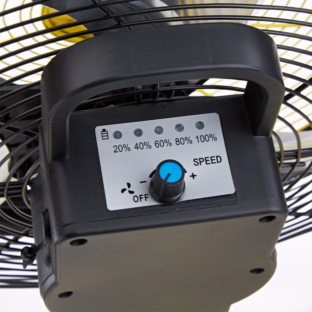 12 In Rechargeable Battery Variable Speed Fan N4711