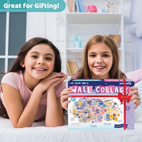 DIY Wall Collage Kit with Glitter Crafts, 1350 PCS S706733