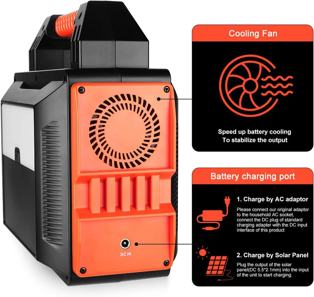 300Wh Portable Power Station with 110V/200W AC Outlet B6683