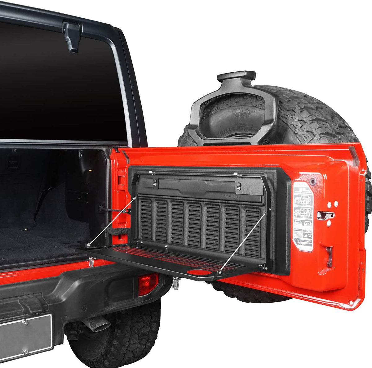 Foldable Tailgate Table Cargo Shelf M9077