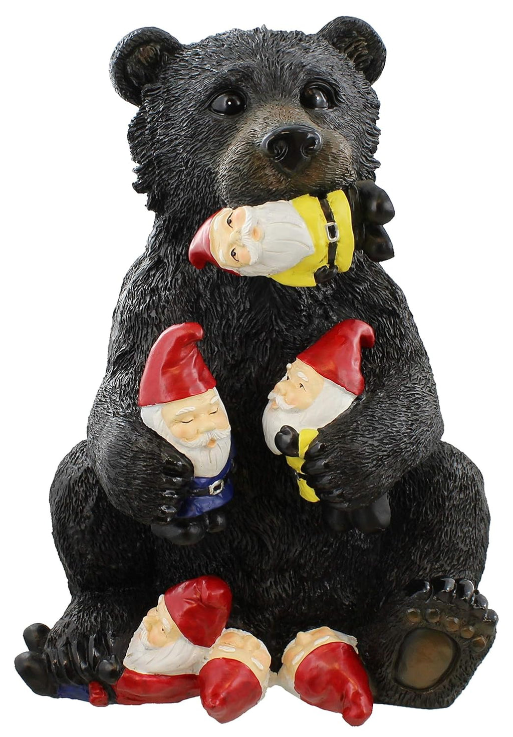 Black Bear Garden Gnome Statue D7625
