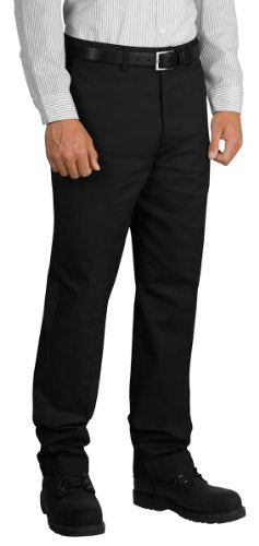 Stain Resistant Flat Front Work Pants Y419097