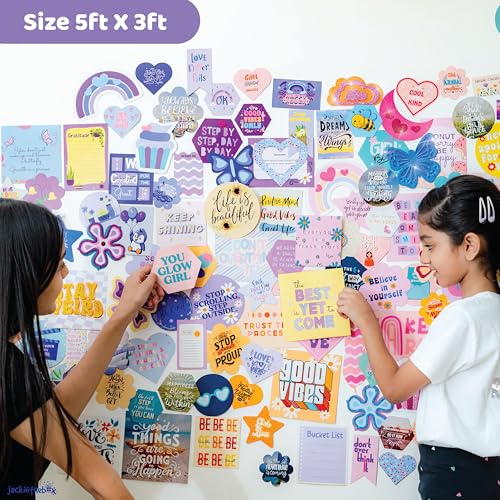 DIY Wall Collage Kit with Glitter Crafts, 1350 PCS S706733