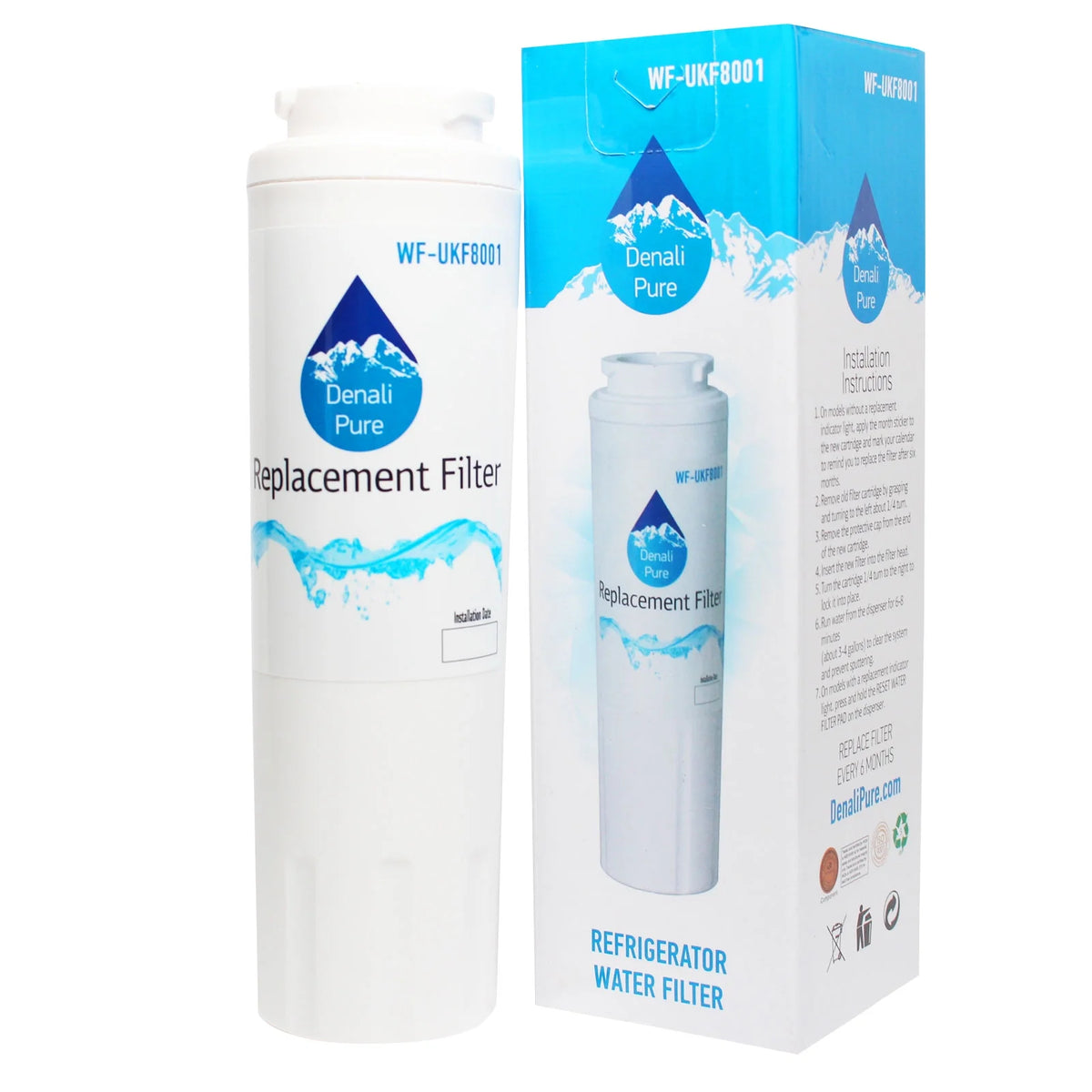 6-Pack Refrigerator Water Filter Cartridge A488420