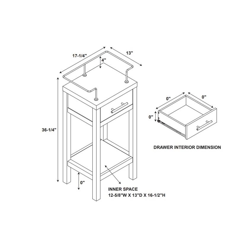 Black Cabinet H89814