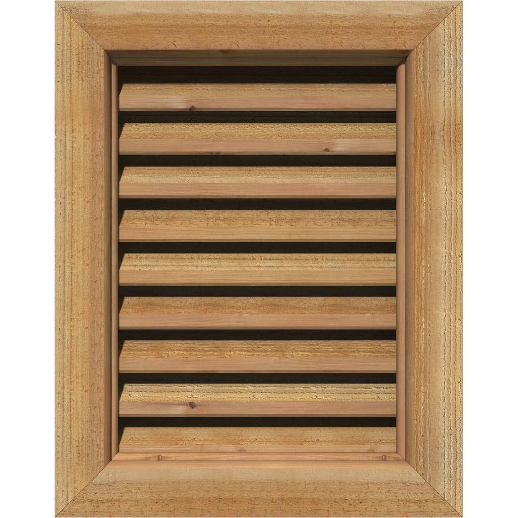 Unfinished Vertical Gable Vent G834