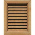 Unfinished Vertical Gable Vent G834