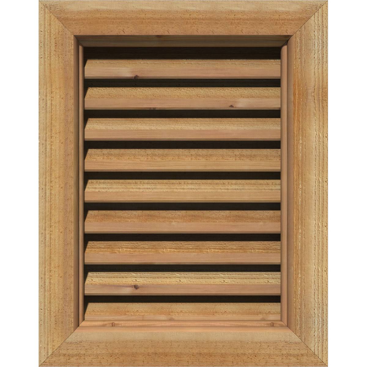 Unfinished Vertical Gable Vent G834