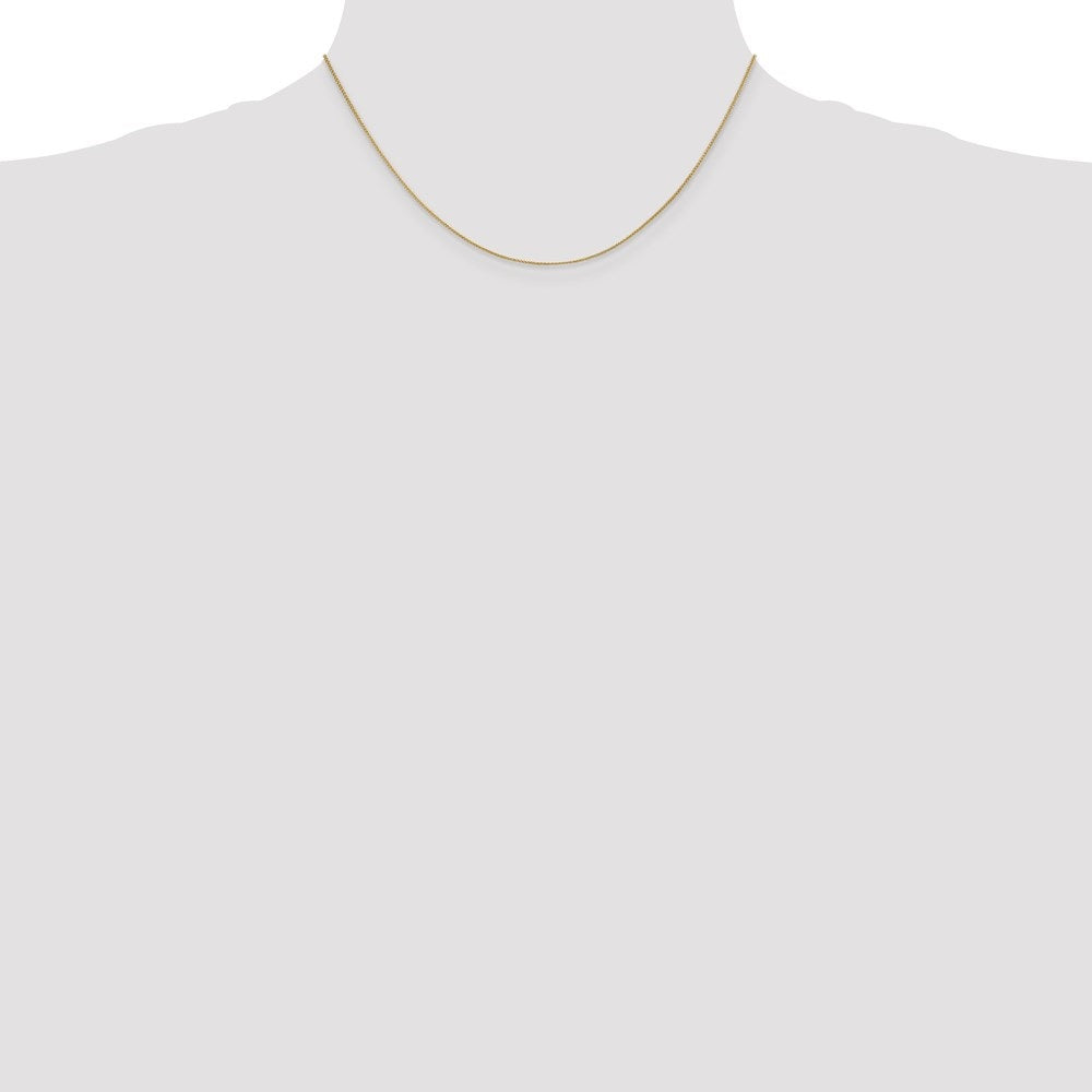 14k Yellow Gold .85mm Wheat Chain Necklace 16inch O30457