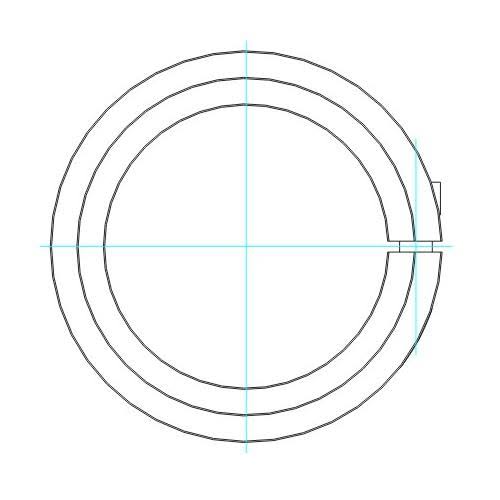 Shaft Collar, Clamp, 1Pc, 3-1/4 In, SS H575