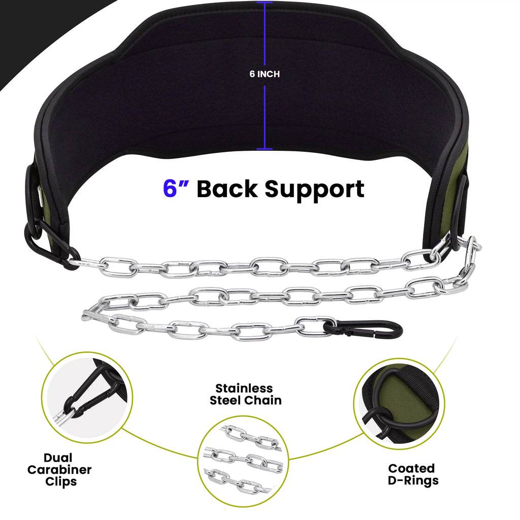Dipping Belt with Adjustable Steel Chain V975