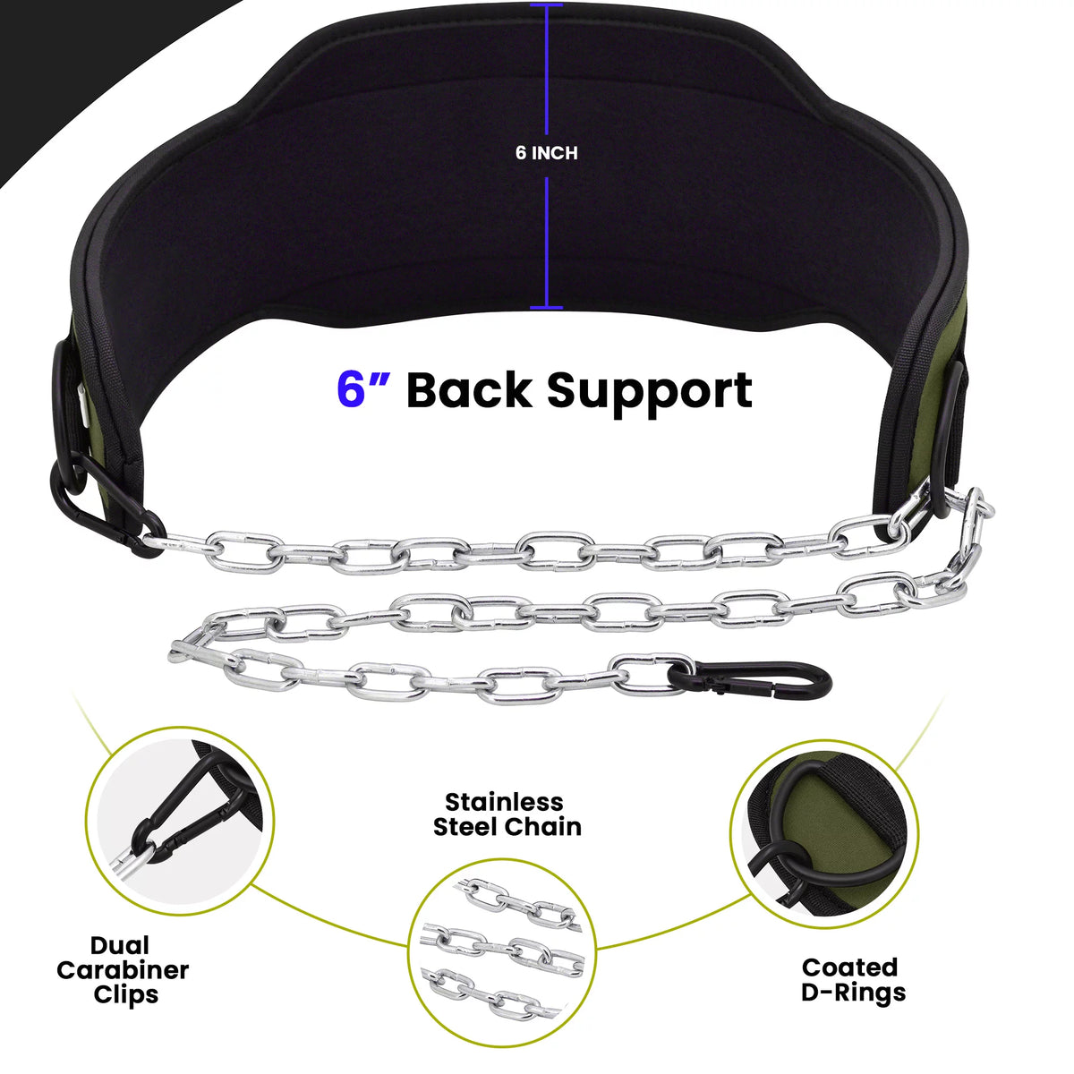 Dipping Belt with Adjustable Steel Chain V975
