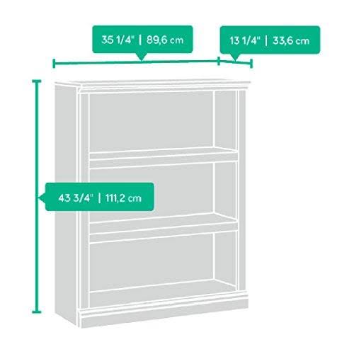Oiled Oak 3-Shelf Bookcase H59872