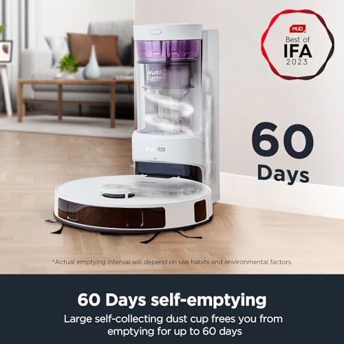 Robot Vacuum and Mop Combo with Self Emptying Station J174