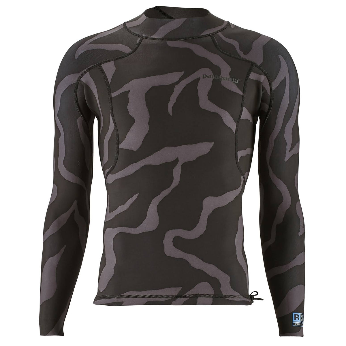 XXL Tiger Tracks Camo Ink Black Long-Sleeve Top G76205