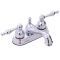 Chrome Two-Handle Centerset Lavatory Faucet with Pop-Up V770