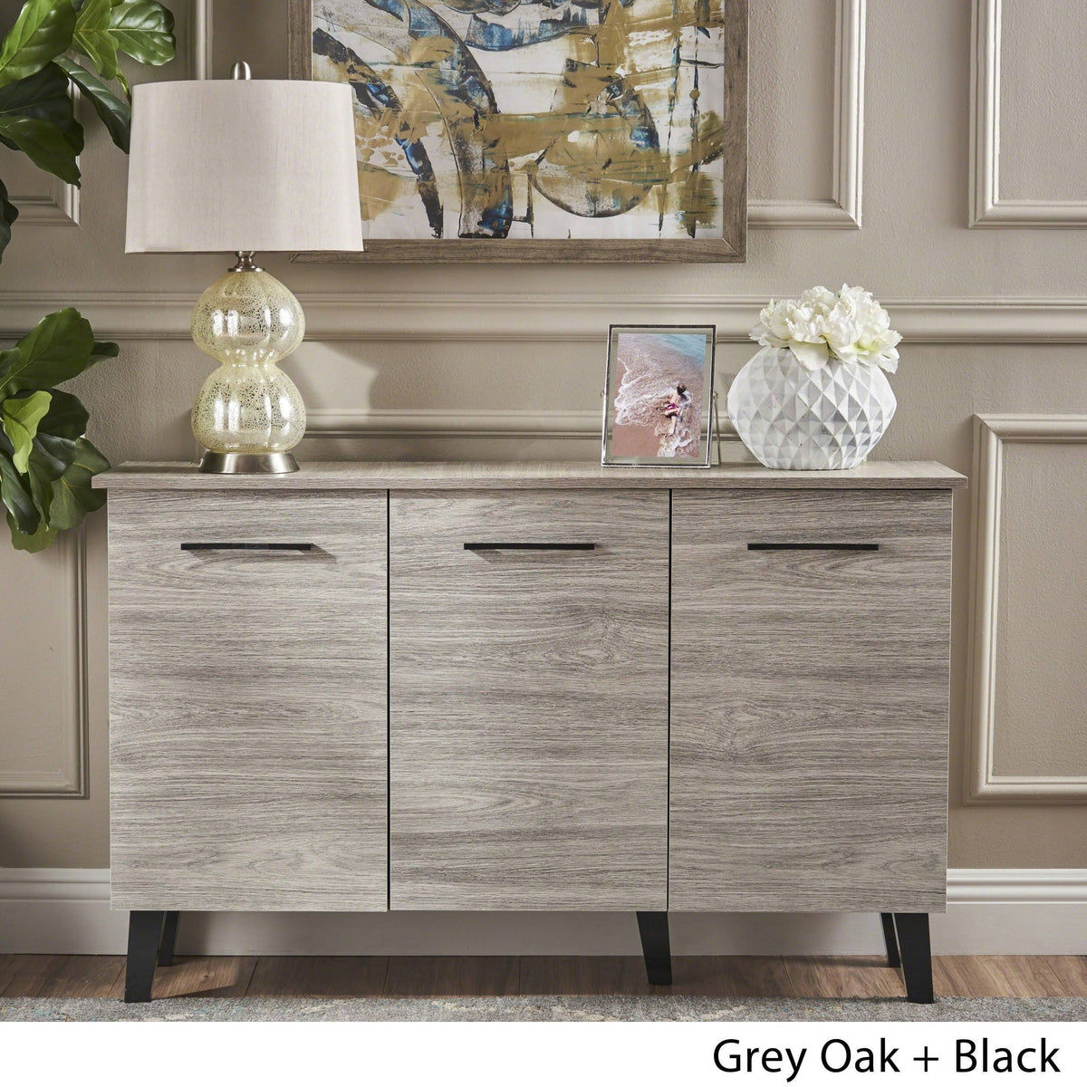 Grey Wood Cabinet J161