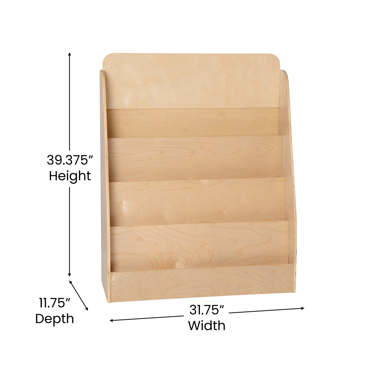 4 Shelves Wooden Classroom Storage U535