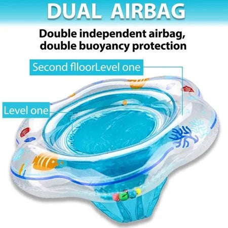 Inflatable Pool Float Ring for Infant Toddler PVC Seat J9772