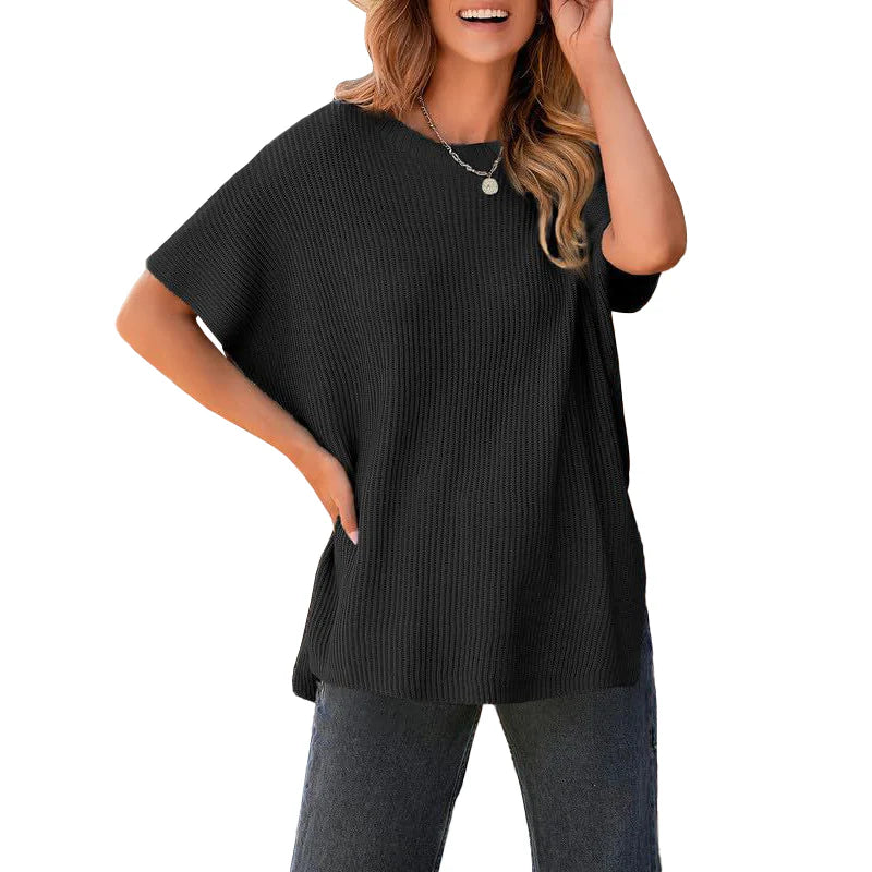 Oversized Loose Knitted Top K5519