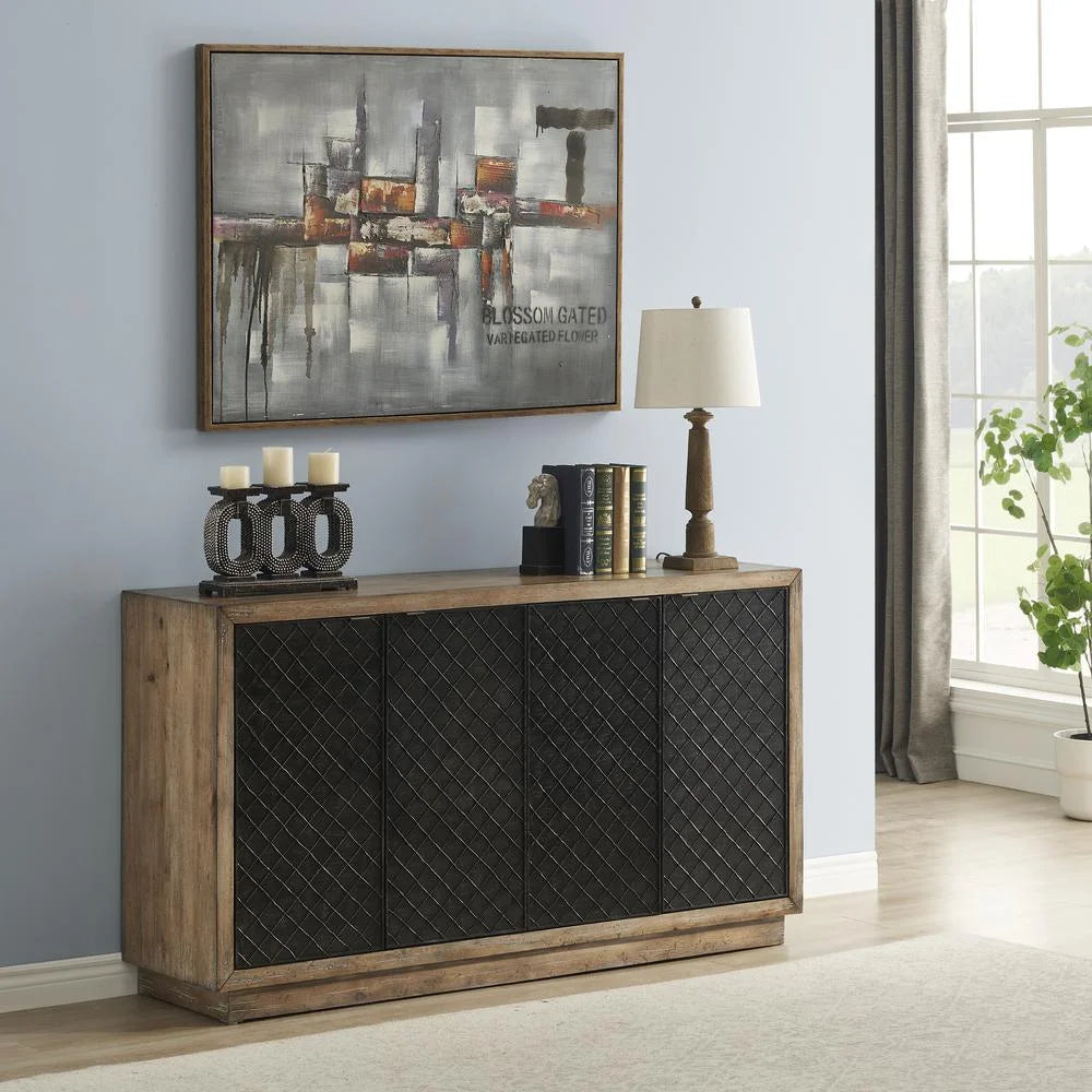 4-Door Wood Credenza J10446
