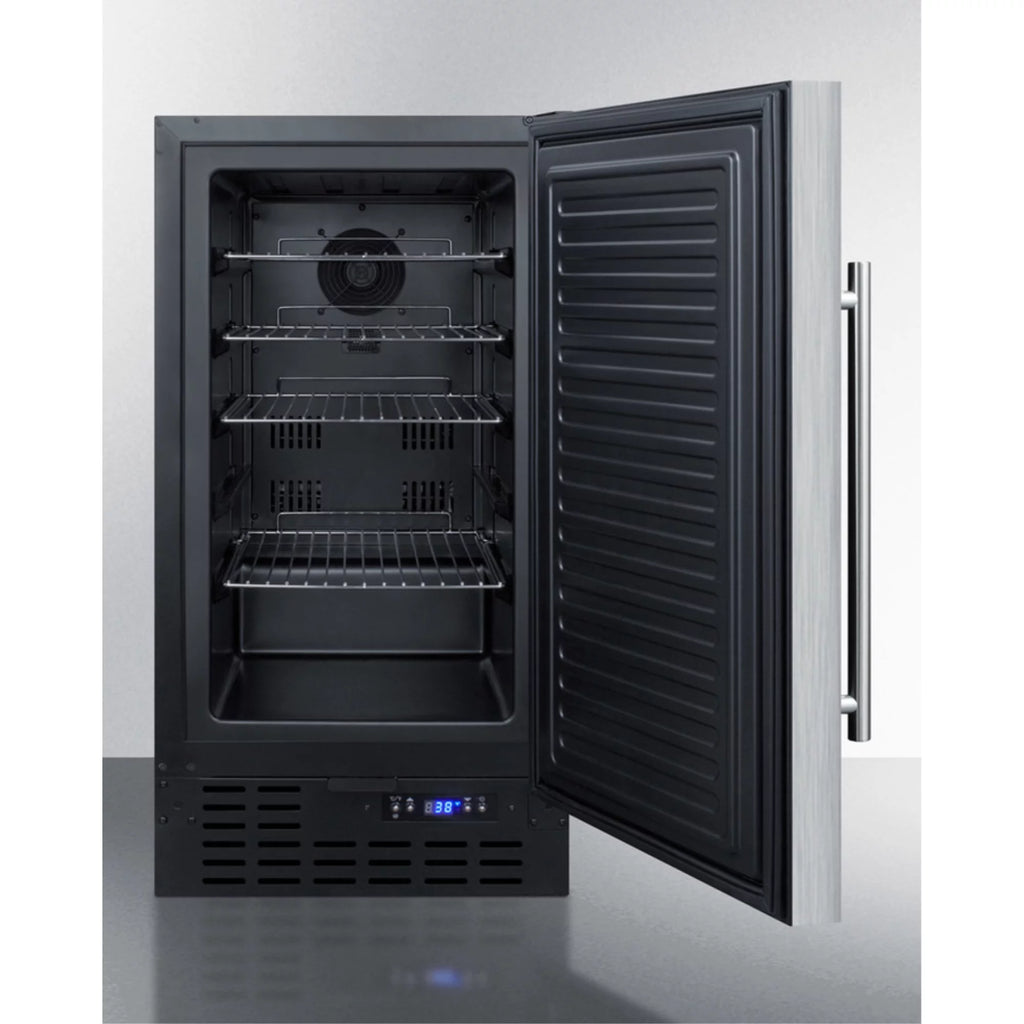 18 in. Compact Refrigerator - Stainless Steel T530346