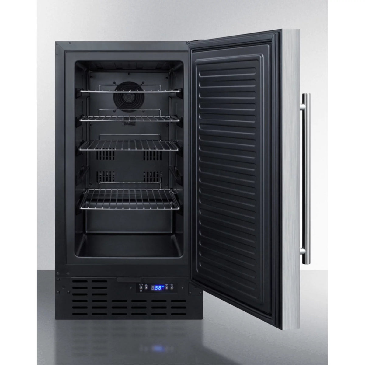 18 in. Compact Refrigerator - Stainless Steel T530346