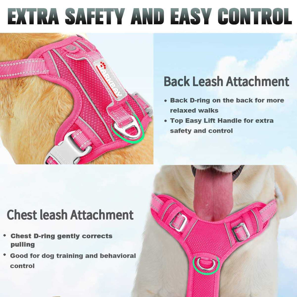 No Pull Reflective Dog Harness with Easy Control Handle I611