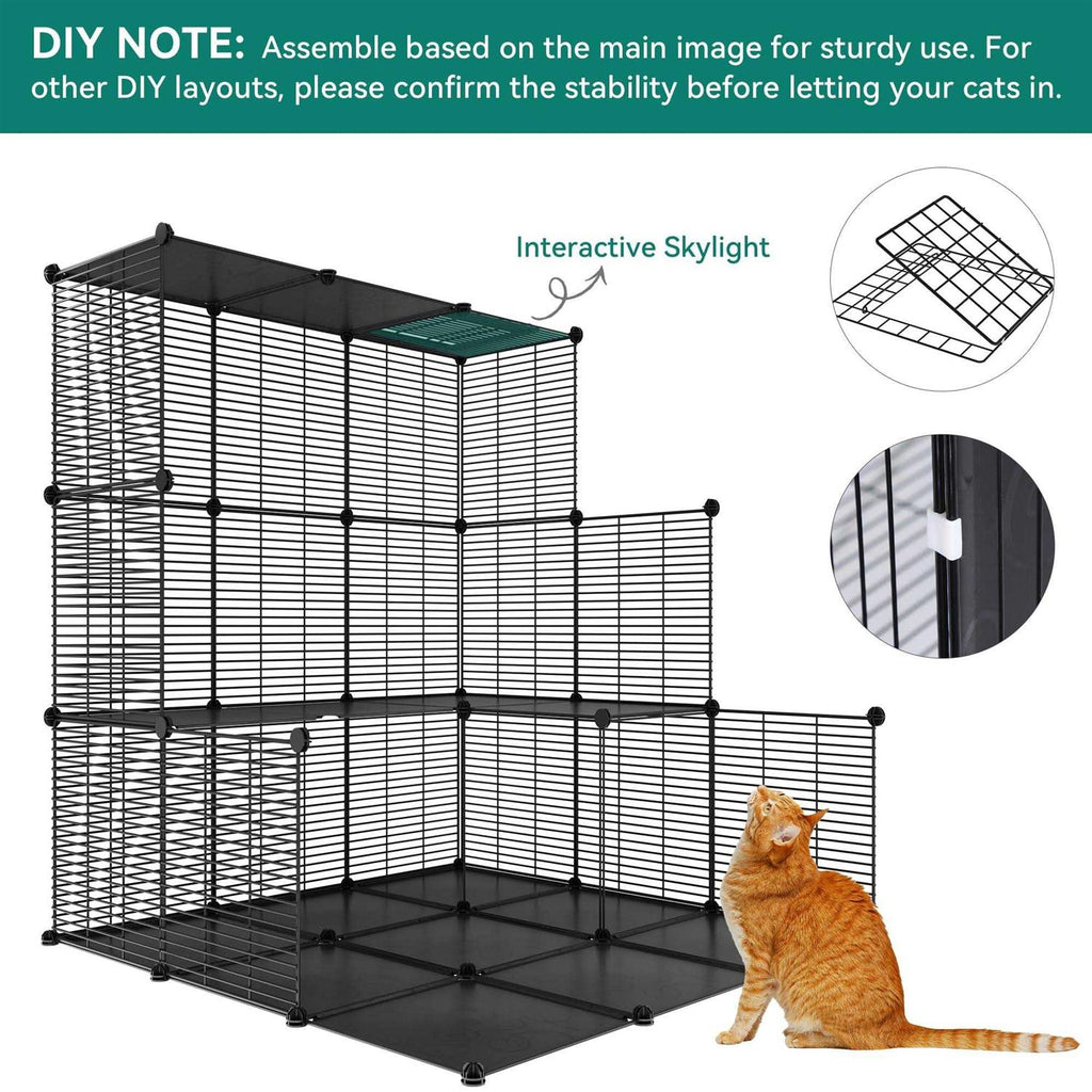 4 Tier Cat Hammock Cat Enclosure N228