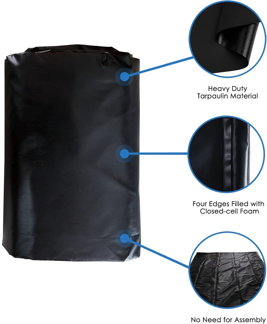 Black Garage Containment Mats 7'9'' X 18' O7989