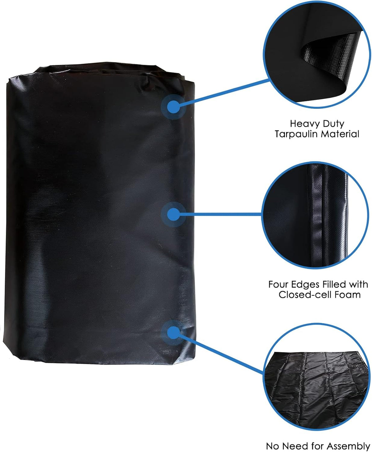 Black Garage Containment Mats 7'9'' X 18' O7989