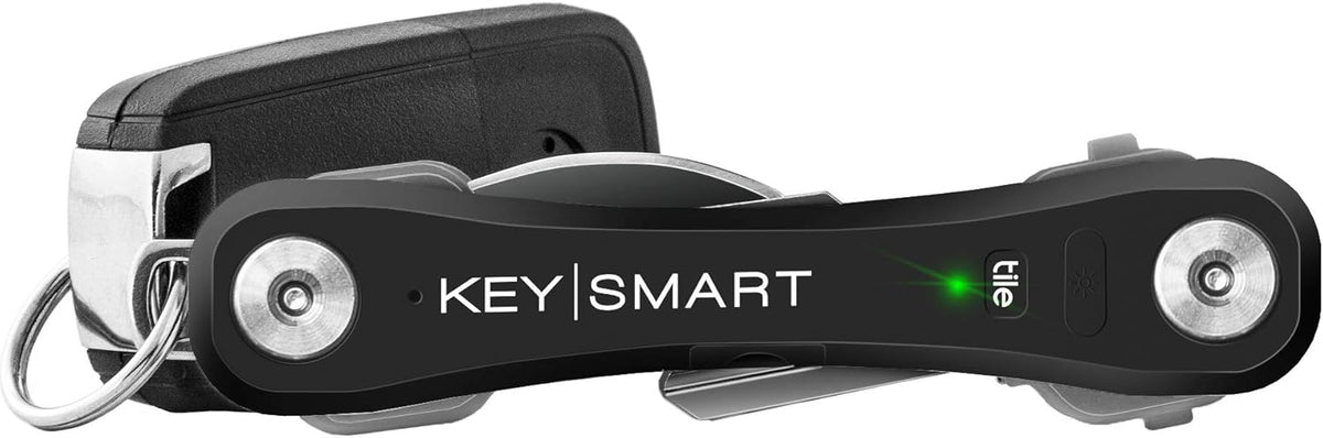 Compact Trackable Key Holder with LED Flashlight and Key Finder R294