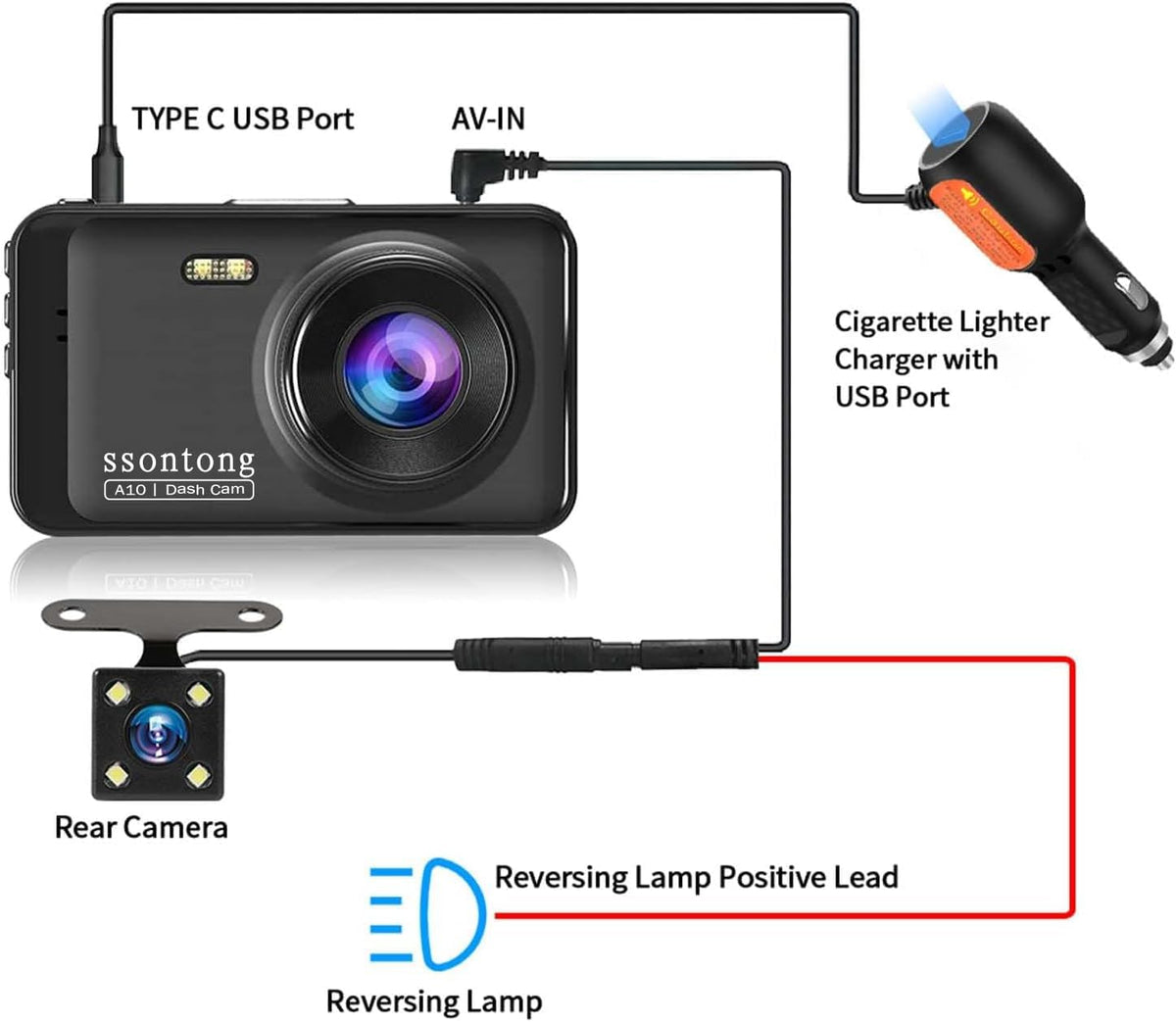 Rear Camera for Dash Cam H785057