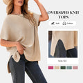 Oversized Loose Knitted Top K5519