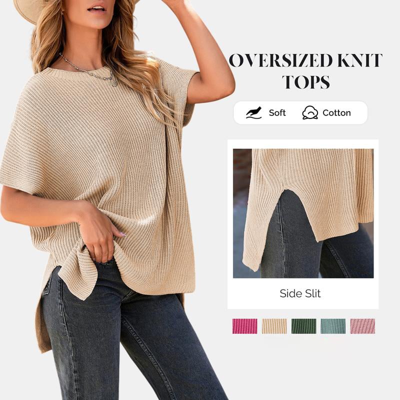 Oversized Loose Knitted Top K5519