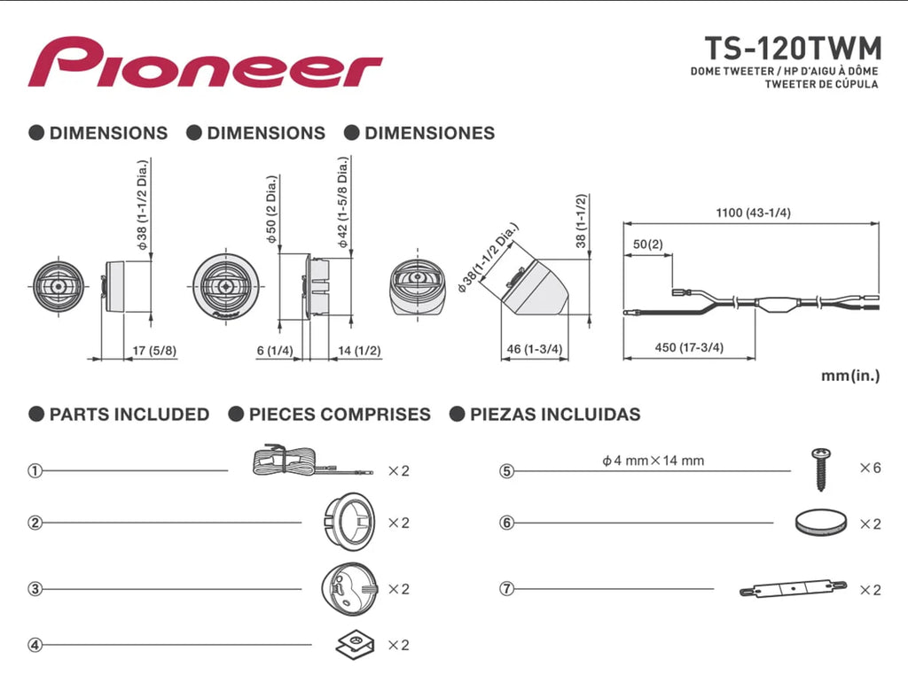 Polyimide Dome Tweeters U878778
