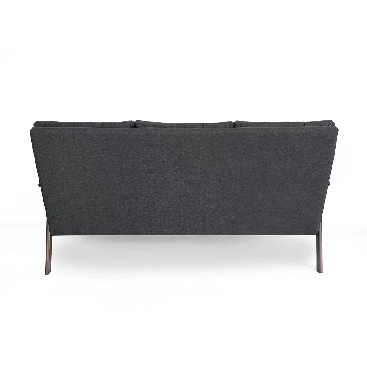 Charcoal Gray Fabric 2 Piece Sofa and Loveseat W991011