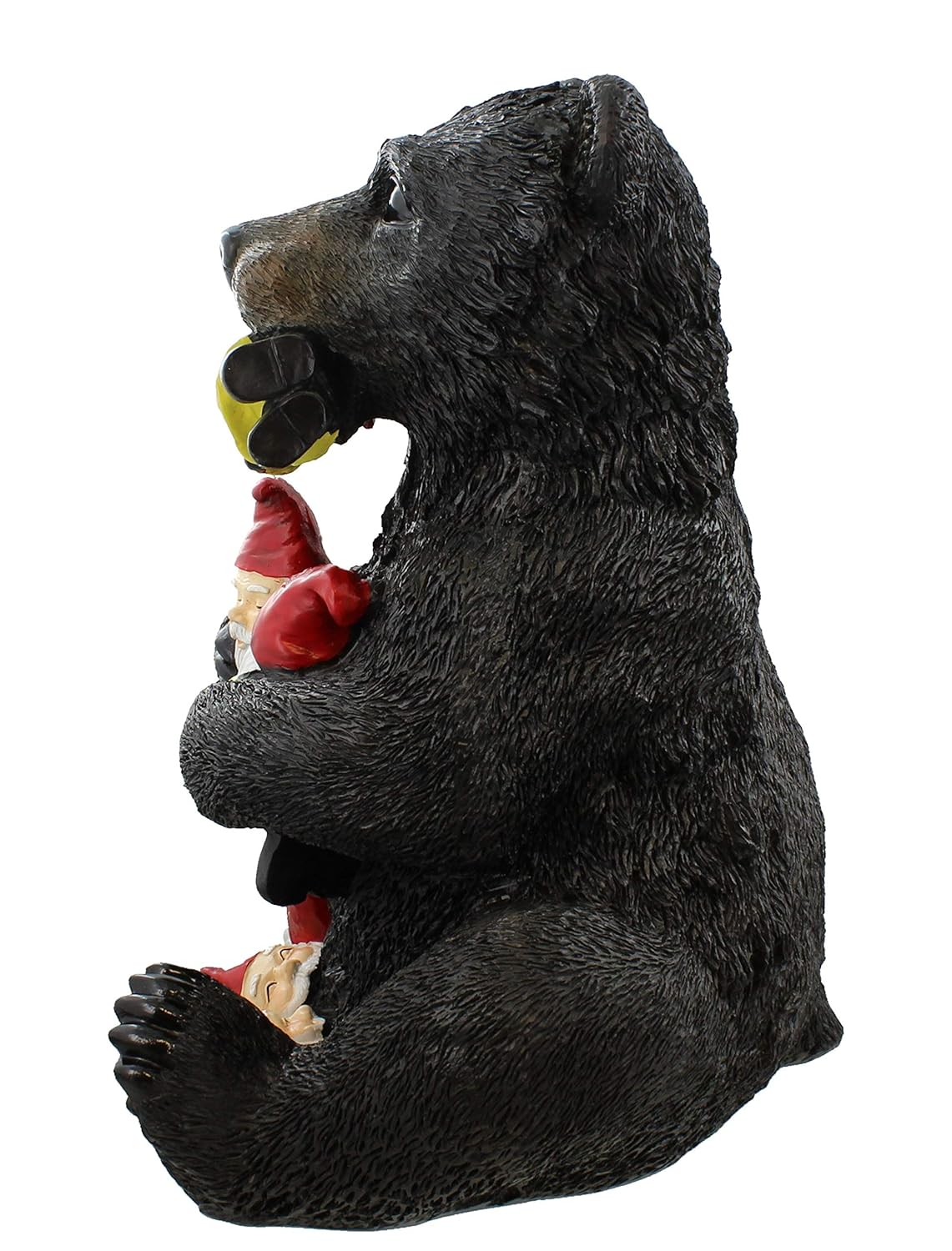 Black Bear Garden Gnome Statue D7625