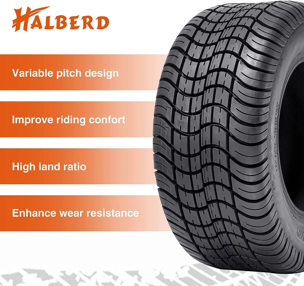 205/50-10 4PLY Golf Cart Tires Set of 4 U23533