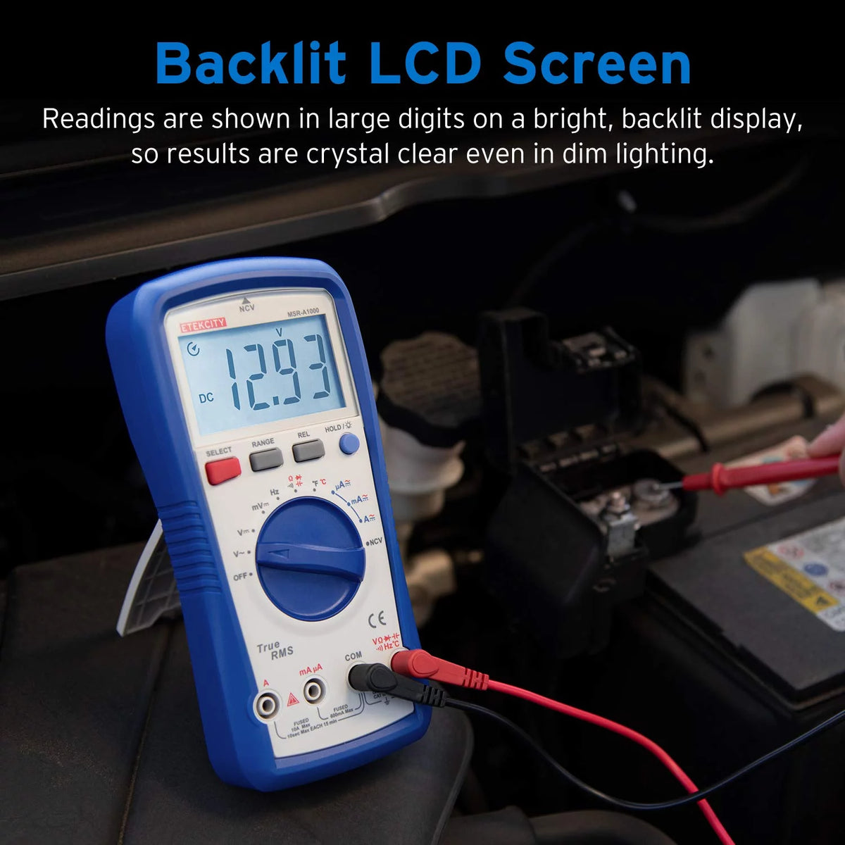6000 Counts Digital Multimeter U6682